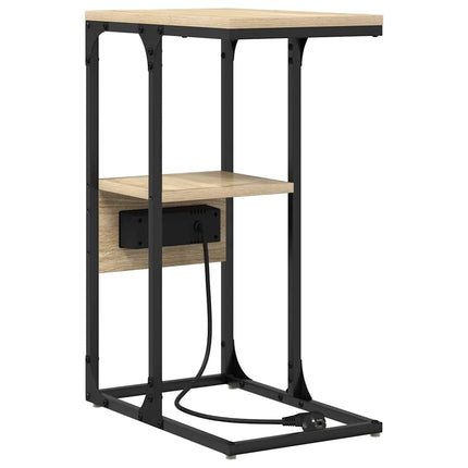 Nattduksbord Sonoma ek 41.5 x 26 x 60.5 cm Konstruerat trä