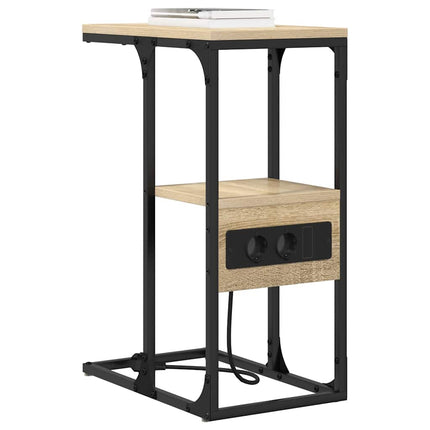 Nattduksbord Sonoma-ek 41,5 x 26 x 60,5 cm Konstruerat trä