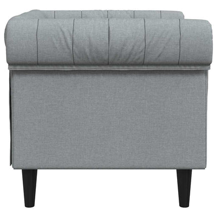 Soffa Ljusgrå 78,5 x 74,5 x 74,5 cm Polyester