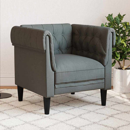 Soffa Mörkgrå 78,5 x 74,5 x 74,5 cm Polyester