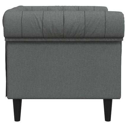 Soffa Mörkgrå 78,5 x 74,5 x 74,5 cm Polyester