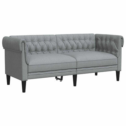 Soffa Ljusgrå 182,5 x 74,5 x 74,5 cm Polyester