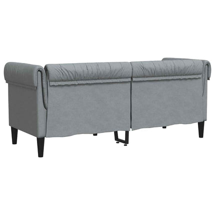 Soffa Ljusgrå 182,5 x 74,5 x 74,5 cm Polyester