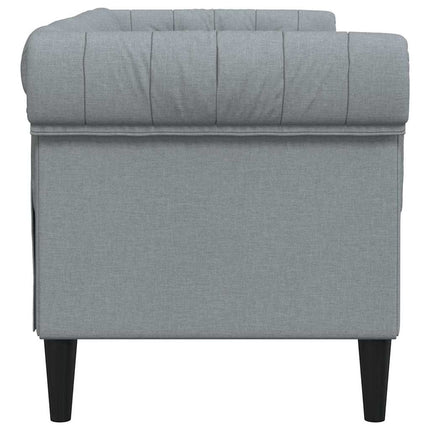 Soffa Ljusgrå 182,5 x 74,5 x 74,5 cm Polyester
