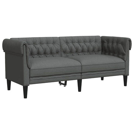 Soffa Mörkgrå 182,5 x 74,5 x 74,5 cm Polyester