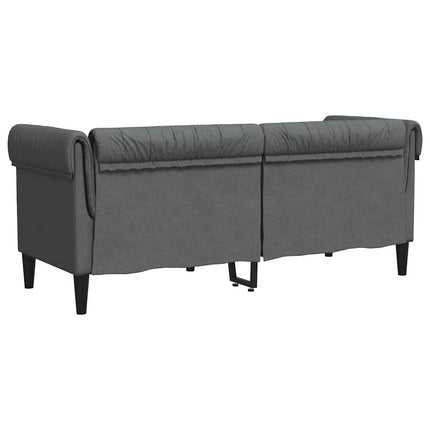 Soffa Mörkgrå 182,5 x 74,5 x 74,5 cm Polyester