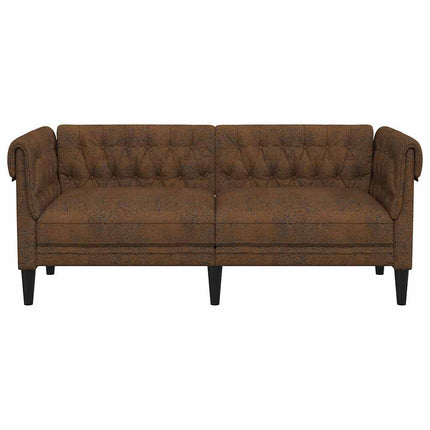 Soffa Brun 182,5 x 74,5 x 74,5 cm Polyester