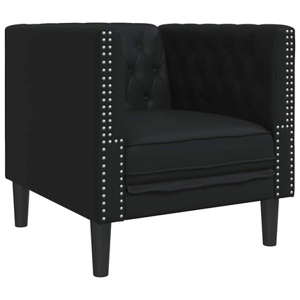 Soffa Svart 74,5 x 71 x 70,5 cm PVC