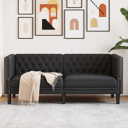 Soffa Svart 174 x 74,5 x 70,5 cm PVC