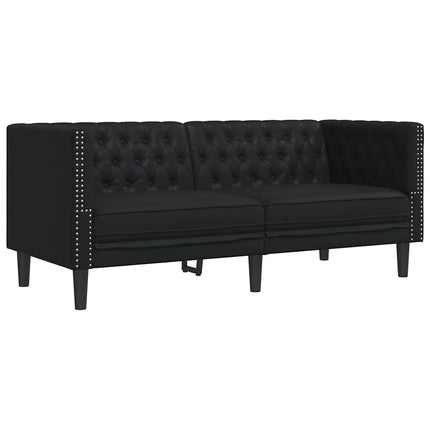 Soffa Svart 174 x 74,5 x 70,5 cm PVC