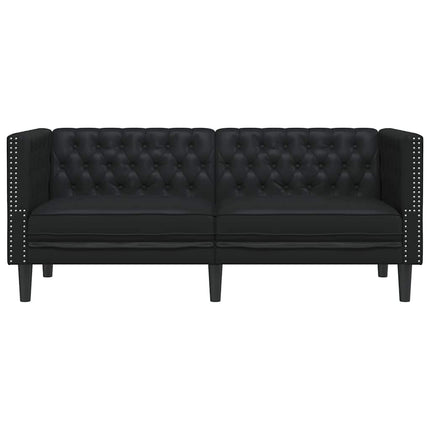 Soffa Svart 174 x 74,5 x 70,5 cm PVC