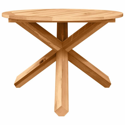 Trädgårdsmöbelset 5 pcs Naturfärg Massivt Akaciaträ