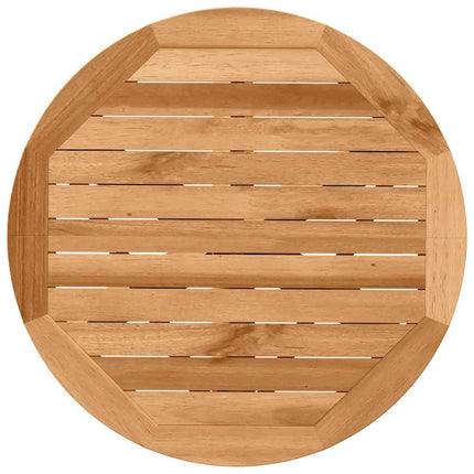 Trädgårdsmöbelset 5 pcs Naturfärg Massivt Akaciaträ