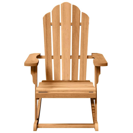 Adirondack Gungstol 2 st Brun Massivt teakträ