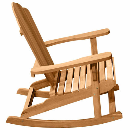 Adirondack Gungstol 2 st Brun Massivt teakträ