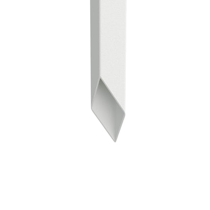 Trädgårds integritetsskärm Vit 32 x 140 cm Kallvalsat stål
