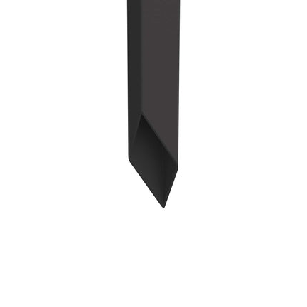 Trädgårds integritetsskärm Blommor Rostig 32 x 140 cm
