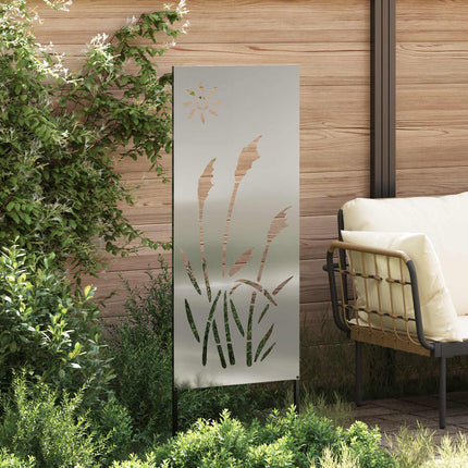 Trädgårds integritetsskärm Silver 50 x 140 cm Galvaniserat stål