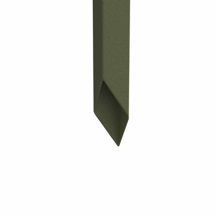 Trädgårds integritetsskärm Olivgrön 50 x 140 cm Kallvalsat stål