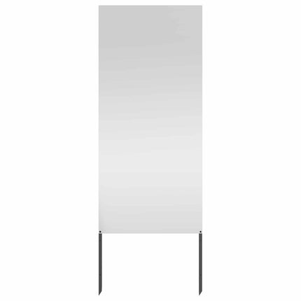Trädgårds integritetsskärm Silver 50 x 140 cm Galvaniserat stål
