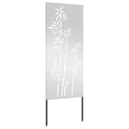 Trädgårds integritetsskärm Silver 50 x 140 cm Galvaniserat stål