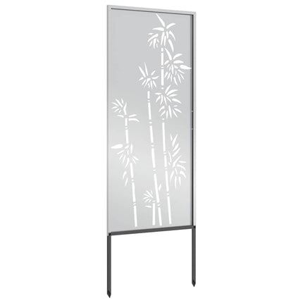 Trädgårds integritetsskärm Silver 50 x 140 cm Galvaniserat stål