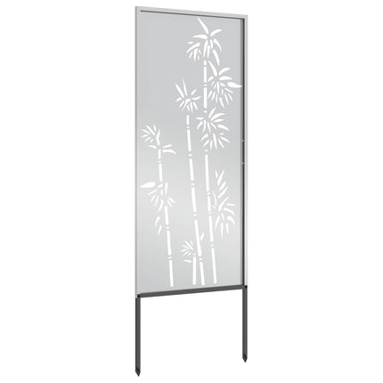 Trädgårds integritetsskärm Silver 50 x 140 cm Galvaniserat stål