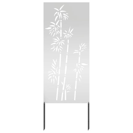 Trädgårds integritetsskärm Silver 50 x 140 cm Galvaniserat stål