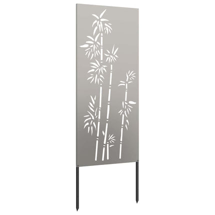 Trädgårds integritetsskärm Blommor Rostig 50 x 140 cm
