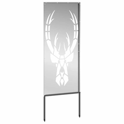 Trädgårds integritetsskärm Silver 50 x 140 cm Galvaniserat stål