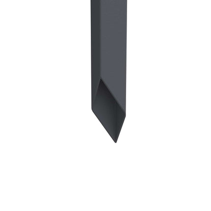 Trädgårds integritetsskärm Antracit 50 x 140 cm Kallvalsat stål