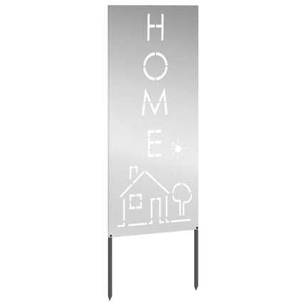 Trädgårds integritetsskärm Silver 50 x 140 cm Galvaniserat stål