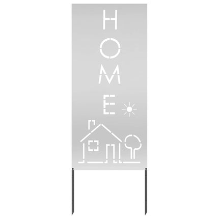 Trädgårds integritetsskärm Silver 50 x 140 cm Galvaniserat stål