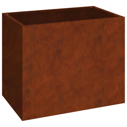 Trädgårdsplanterare Rostig 50 x 32 x 40 cm Väderbeständig stål