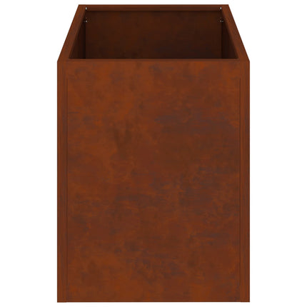 Trädgårdsplanterare Rostig 50 x 32 x 40 cm Väderbeständig stål