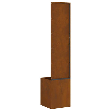 Trädgårds integritetsskärm Rostig 32 x 150 cm cortenstål