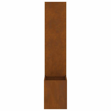 Trädgårds integritetsskärm Rostig 32 x 150 cm cortenstål