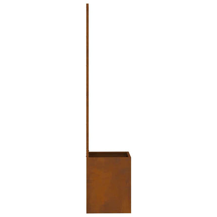 Trädgårds integritetsskärm Rostig 32 x 32 x 150 cm cortenstål