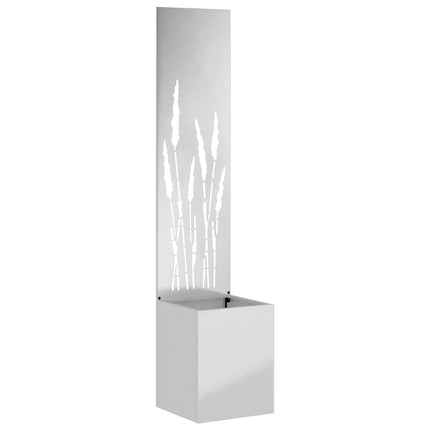 Trädgårds integritetsskärm Fiskfjäll Silver 32 x 32 x 150 cm