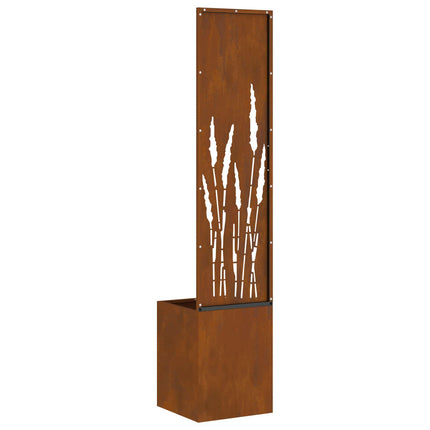 Trädgårds integritetsskärm Fiskfjäll Rostig 32 x 150 cm