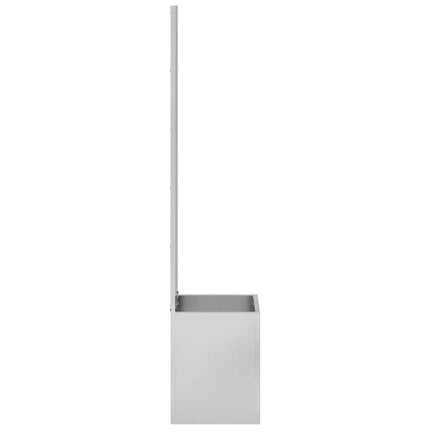 Trädgårds integritetsskärm Djurtryck Silver 32 x 32 x 150 cm
