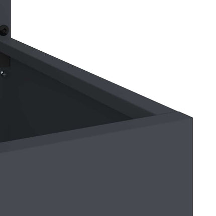 Trädgårds integritetsskärm Antracit 50 x 150 cm Kallvalsat stål