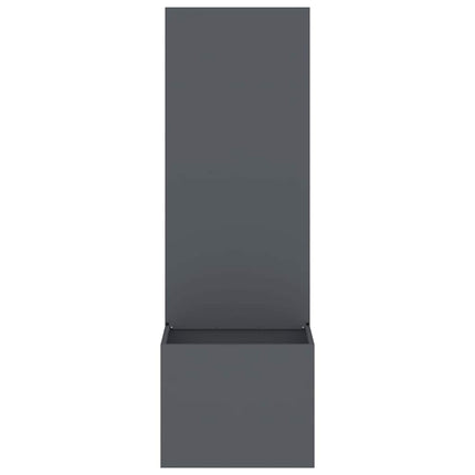 Trädgårds integritetsskärm Antracit 50 x 150 cm Kallvalsat stål