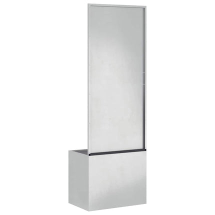 Trädgårds integritetsskärm Fiskfjäll Silver 50 x 32 x 150 cm