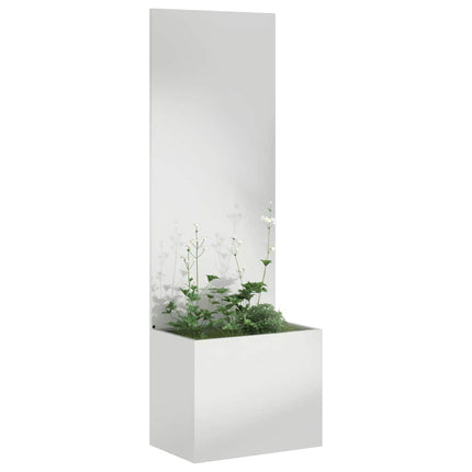 Trädgårds integritetsskärm Fiskfjäll Silver 50 x 32 x 150 cm