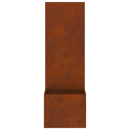 Trädgårds integritetsskärm Rostig 50 x 32 x 150 cm cortenstål