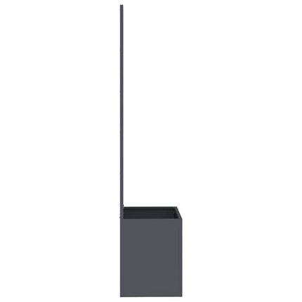 Trädgårds integritetsskärm Antracit 50 x 150 cm Kallvalsat stål