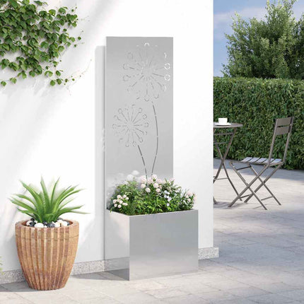 Trädgårds integritetsskärm Fiskfjäll Silver 50 x 32 x 150 cm