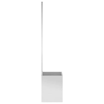 Trädgårds integritetsskärm Fiskfjäll Silver 50 x 32 x 150 cm