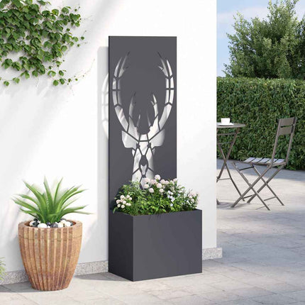Trädgårds integritetsskärm Djurtryck Antracit 50 x 32 x 150 cm